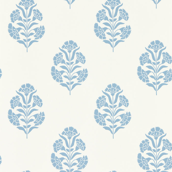 Clarke & Clarke Standen Denim Wp Wallpaper Sample W0199/02.CAC.0