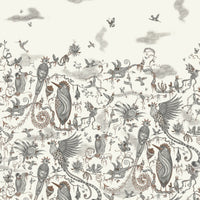 Clarke & Clarke Cloud Forest/Ivory Wp Wallpaper W0200/01.CAC.0