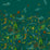 Clarke & Clarke Cloud Forest/Teal Wp Wallpaper Sample W0200/02.CAC.0