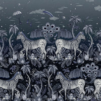 Clarke & Clarke Lost Adventure Midnight Wp Wallpaper W0201/01.CAC.0