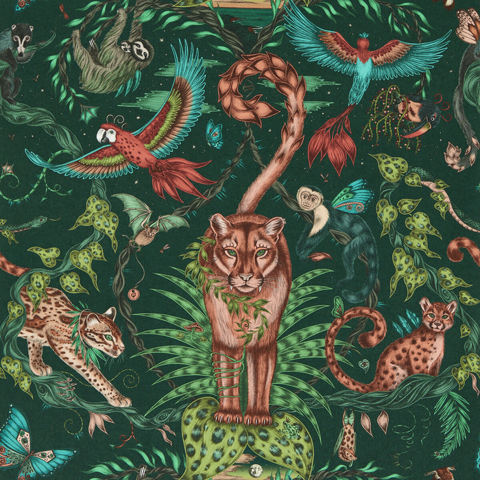 Clarke & Clarke Bosque Dreams Forest Wp Wallpaper Sample W0213/02.CAC.0