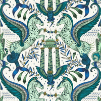 Clarke & Clarke Odyssey Mythos Olive Wp Wallpaper W0215/01.CAC.0