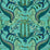 Clarke & Clarke Odyssey Mythos Peacock Wp Wallpaper Sample W0215/02.CAC.0
