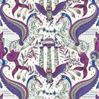 Clarke & Clarke Odyssey Mythos Violet Wp Wallpaper W0215/03.CAC.0
