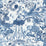 Clarke & Clarke Paradise Lost Ink Wp Wallpaper Sample W0216/02.CAC.0