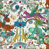 Clarke & Clarke Paradise Lost Ivory Wp Wallpaper W0216/03.CAC.0