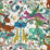 Clarke & Clarke Paradise Lost Ivory Wp Wallpaper Sample W0216/03.CAC.0