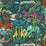 Clarke & Clarke Paradise Lost Teal Wp Wallpaper Sample W0216/05.CAC.0