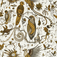 Clarke & Clarke Quetzal Gold Wp Wallpaper W0217/02.CAC.0