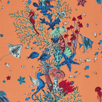 Clarke & Clarke Seaforest Peach Wp Wallpaper W0218/05.CAC.0