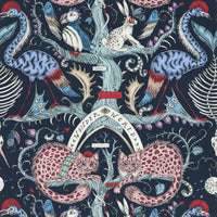 Clarke & Clarke Wonder World Berry Wp Wallpaper W0219/01.CAC.0