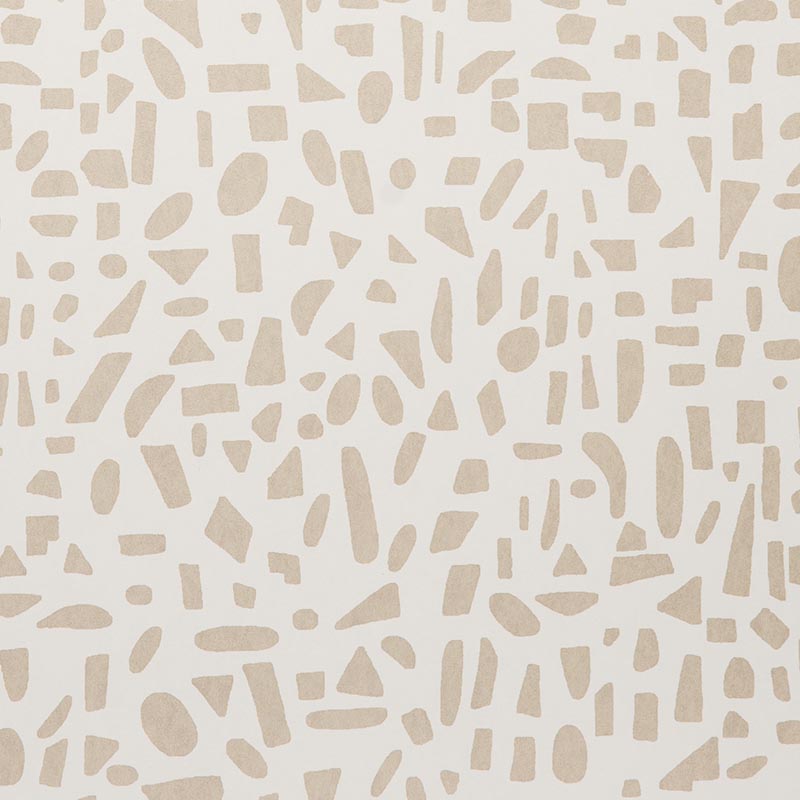Holly Hunt Walls Aztec Ivory Wallpaper Sample W1028/02