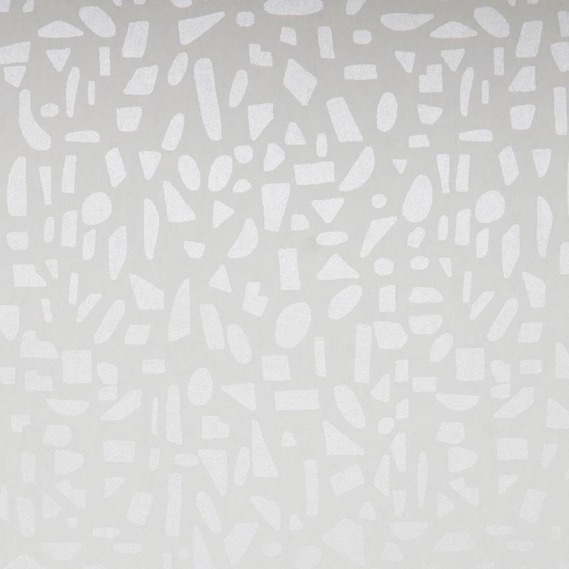 Holly Hunt Walls Aztec Pewter Wallpaper Sample W1028/03