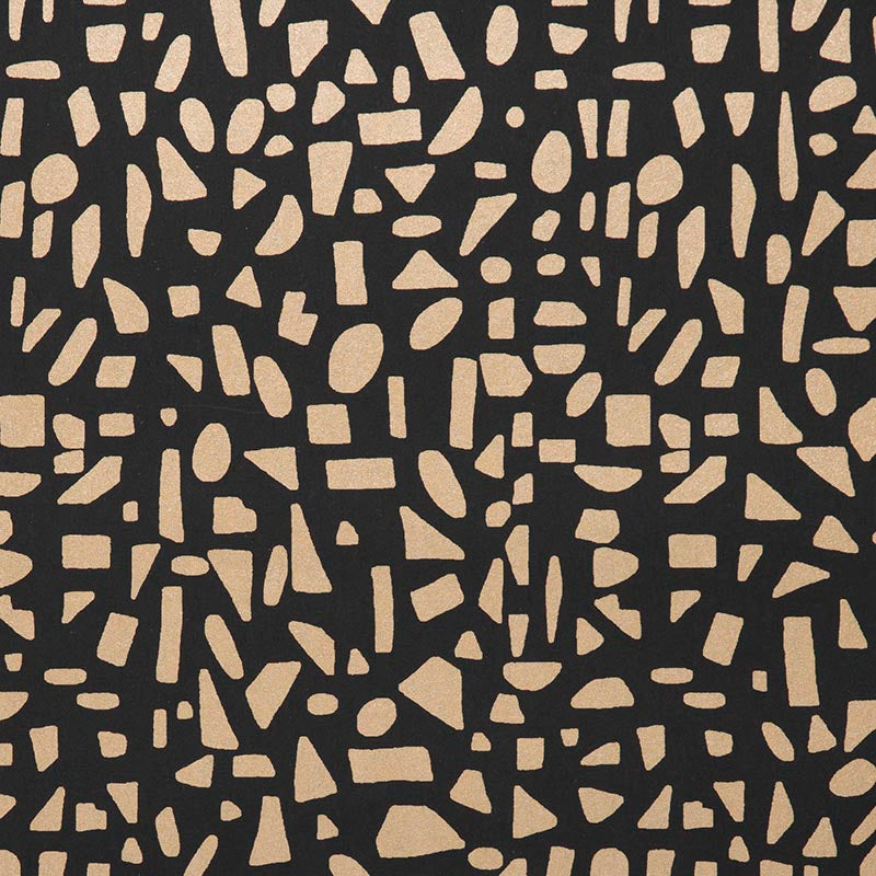 Holly Hunt Walls Aztec Midnight Wallpaper Sample W1028/08