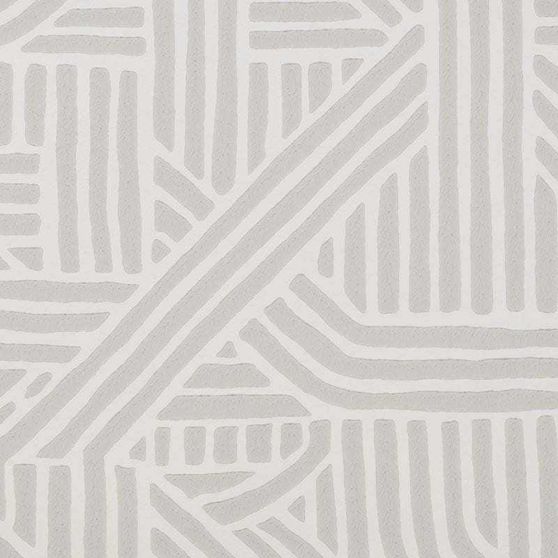 Holly Hunt Walls Cartography Cement Wallpaper Sample W1042/05