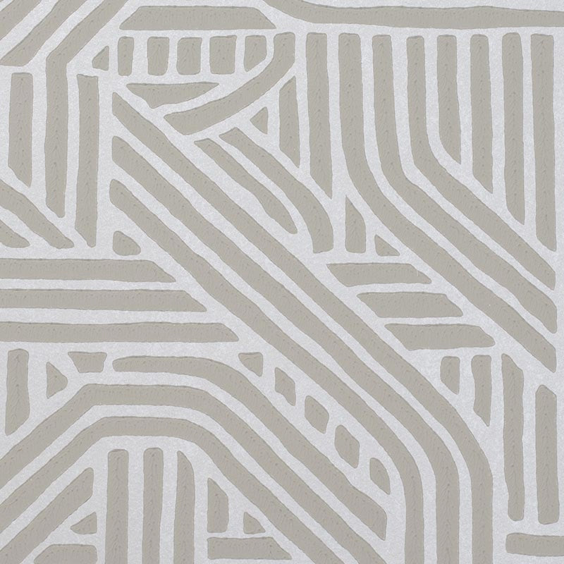 Holly Hunt Walls Cartography Silt Wallpaper Sample W1042/06