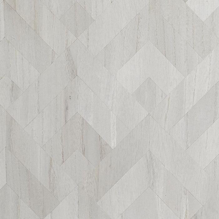 Holly Hunt Walls Diamond Trellis Alabaster Wallpaper Sample W1055/01