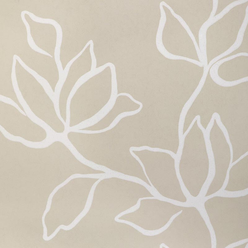 Kravet Couture Floral Sketch Wp Linen Wallpaper Sample W3886.16.0