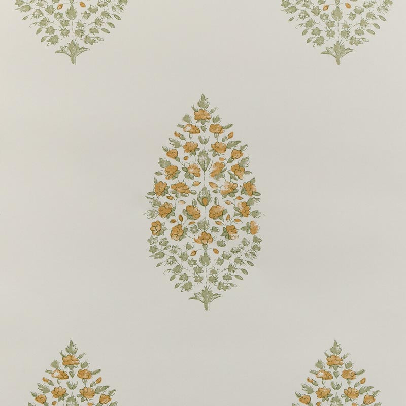 Kravet Couture Atelier Paisley Wp Wheat Wallpaper Sample W3938.316.0