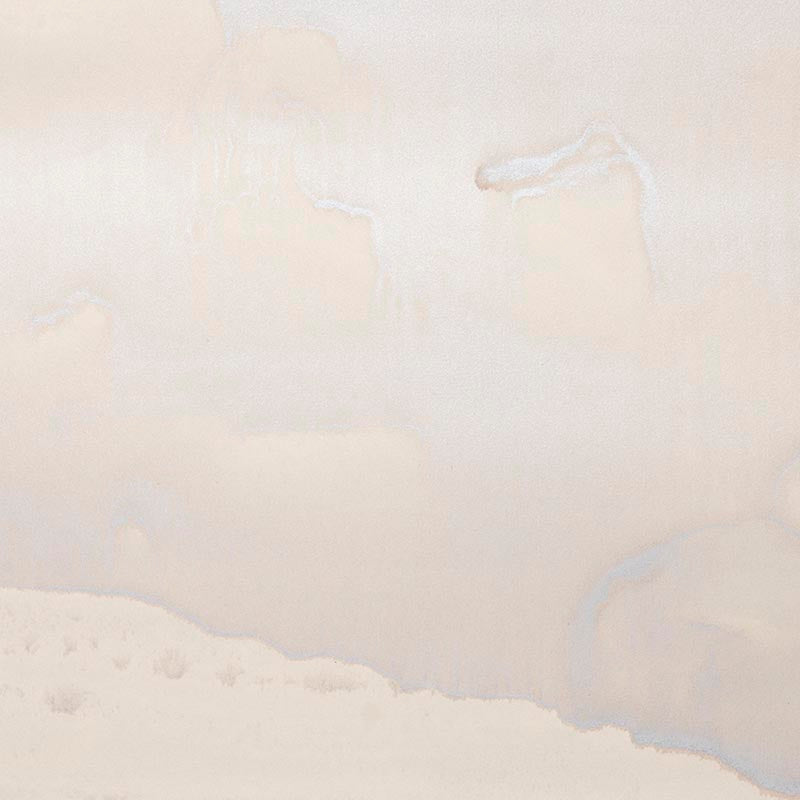 Holly Hunt Walls Cumulus Shimmer Oyster Wallpaper Sample W4009/024
