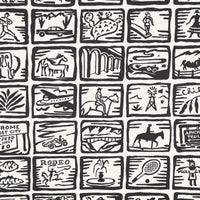 Kravet Couture Arizona Sketchbook Wp Coal Wallpaper W4257.121.0