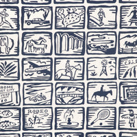 Kravet Couture Arizona Sketchbook Wp Blue Wallpaper W4257.50.0