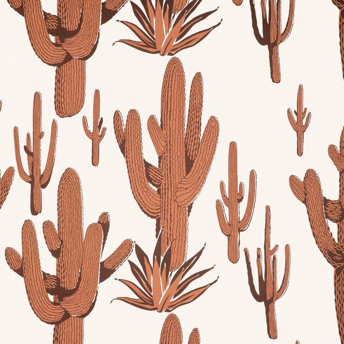 Kravet Couture Cacti Land Wp Clay Wallpaper Sample W4260.124.0