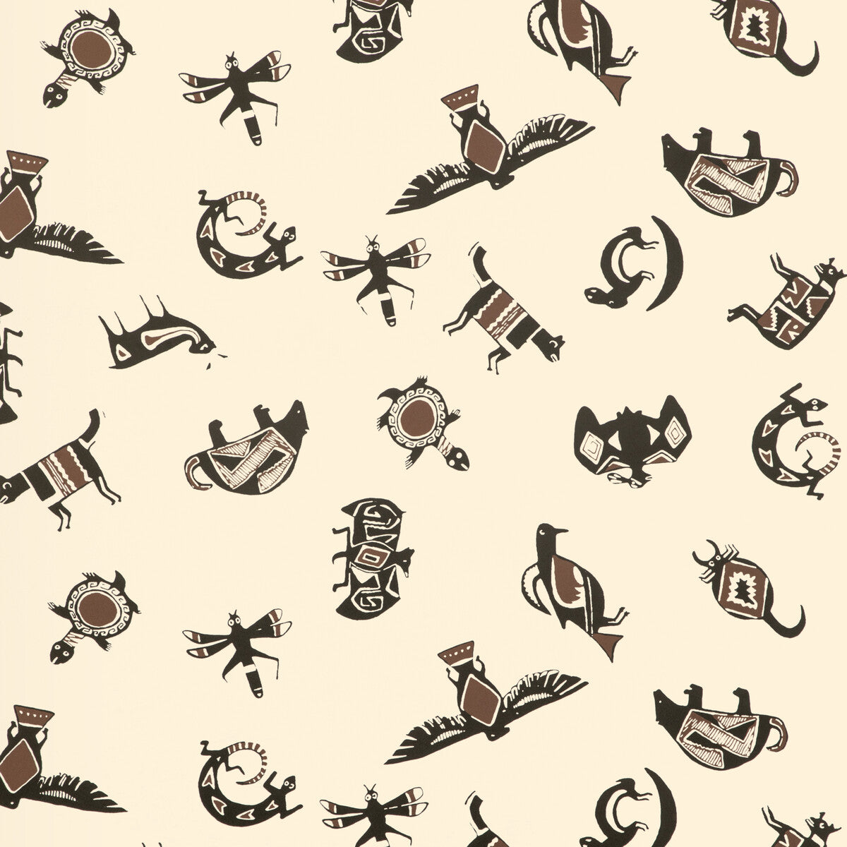 Kravet Couture Mimbres Wp Umber Wallpaper Sample W4261.86.0