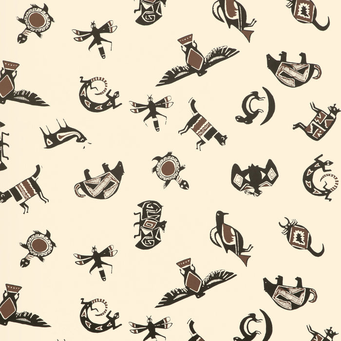 Kravet Couture Mimbres Wp Umber Wallpaper W4261.86.0