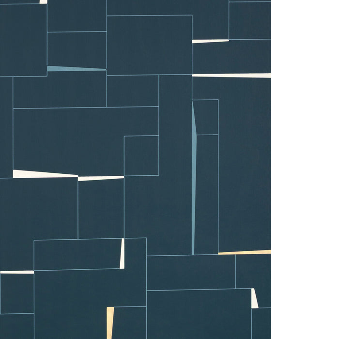 Kravet Couture Counterculture Indigo Wallpaper W4397.50.0