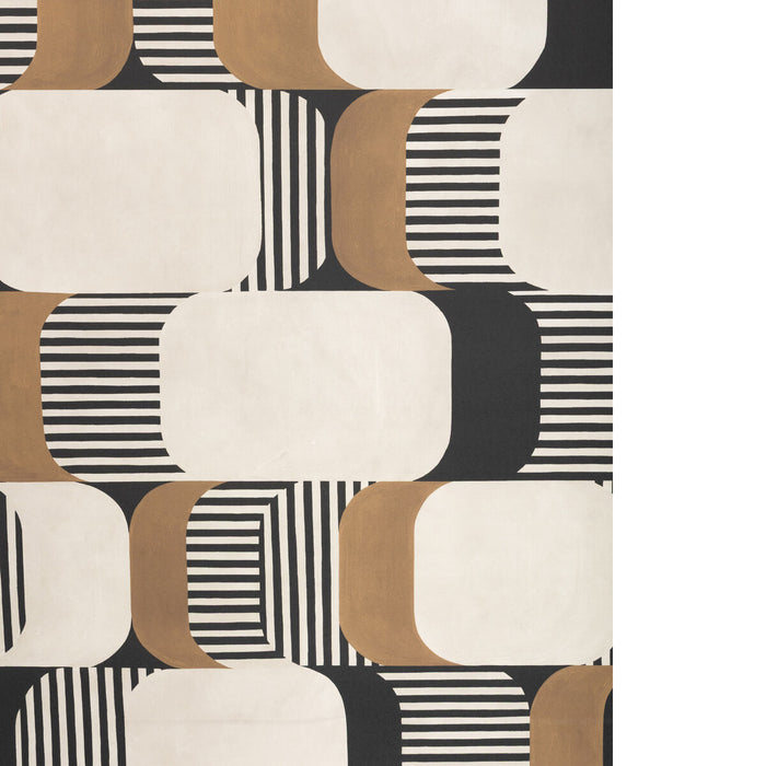 Kravet Couture Good Vibes Noir Wallpaper W4398.86.0
