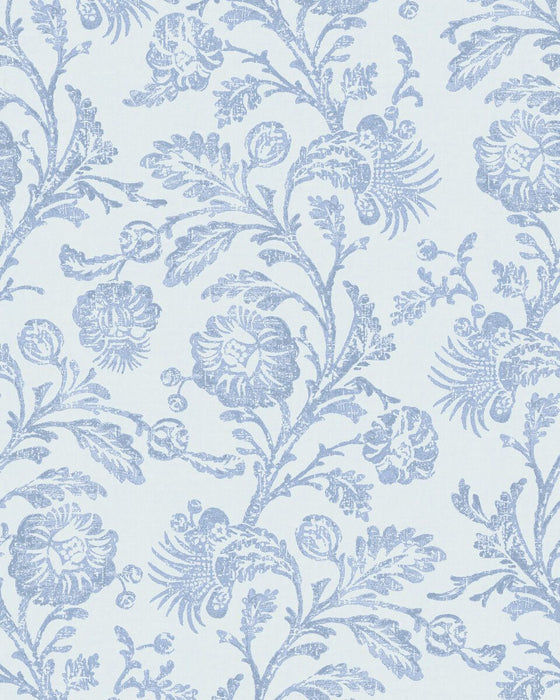 Kravet Couture Eunice Vine Wp Blue Bay Wallpaper W4439.15.0