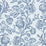 Kravet Couture Eunice Vine Wp Boca Blue Wallpaper W4439.5.0