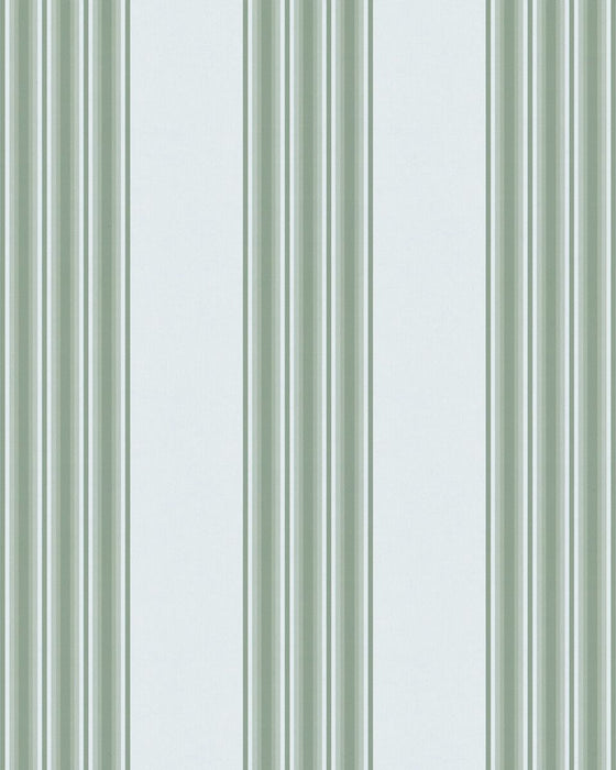 Kravet Couture Stuart Stripe Wp Surf Green Wallpaper W4440.23.0