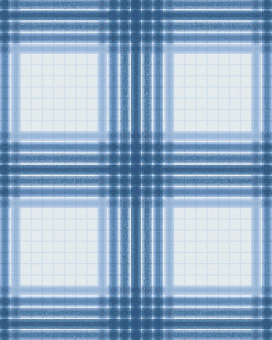 Kravet Couture Wayland Plaid Wp Boca Blue Wallpaper W4441.5.0
