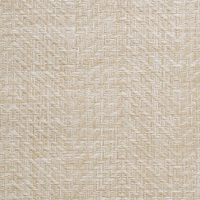 Holly Hunt Walls Interlocken Straw Wallpaper Sample W5025/036