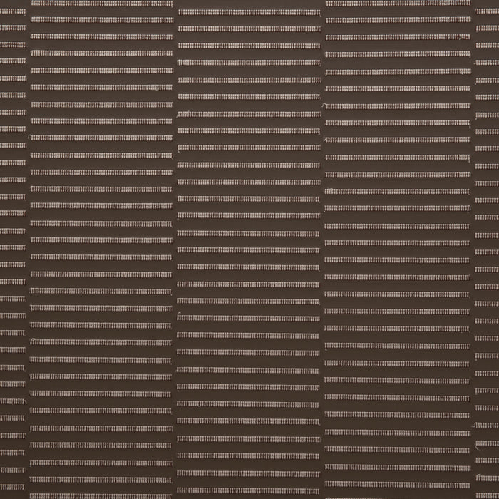 Holly Hunt Walls Amka Stripe Mahogany Wallpaper Sample W8502/03