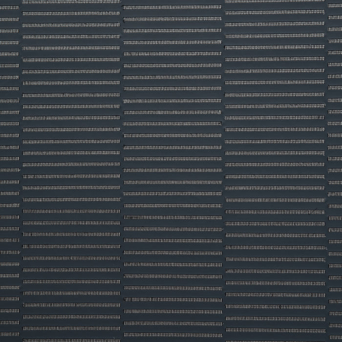 Holly Hunt Walls Amka Stripe Navy Wallpaper Sample W8502/05