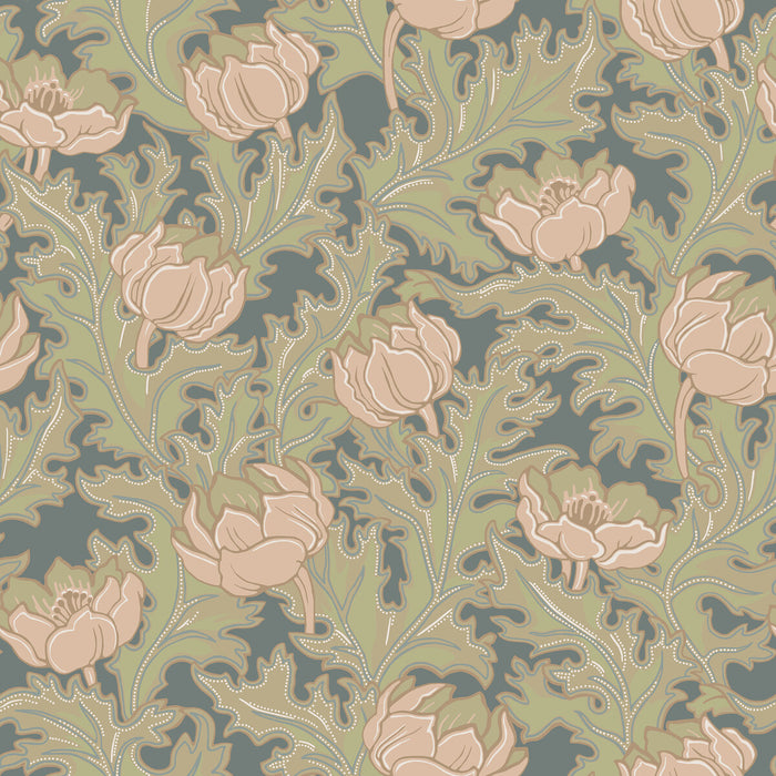 Winfield Thybony Willem Sage Wallpaper WDR1001.WT.0