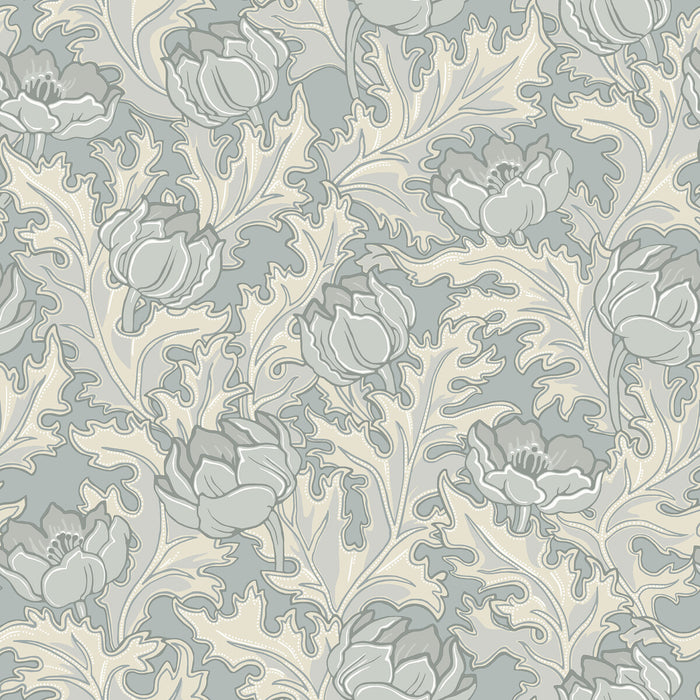 Winfield Thybony Willem Manor Blue Wallpaper WDR1003.WT.0