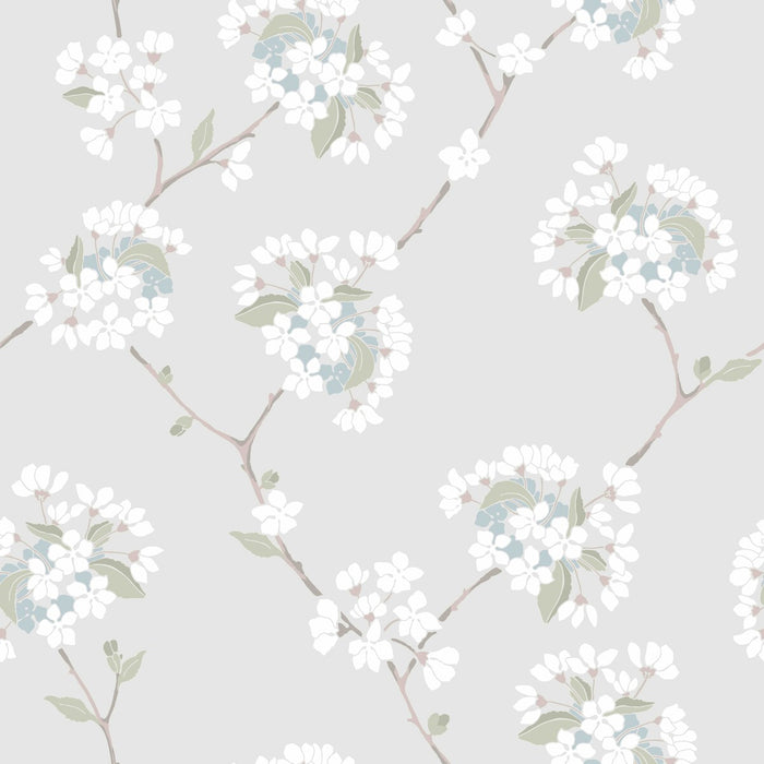 Winfield Thybony Wilma Cornwall Grey Wallpaper Sample WDR1016.WT.0