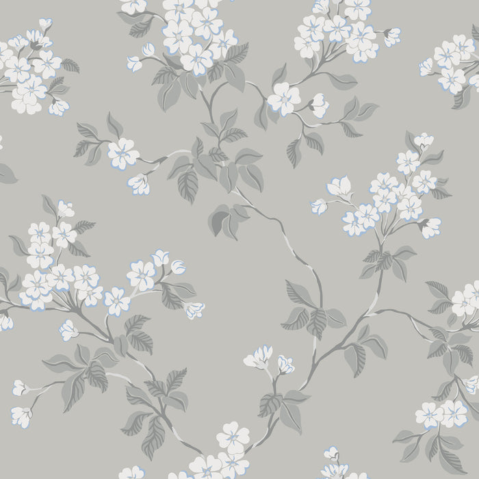 Winfield Thybony Blomma Grey Wallpaper WDR1024.WT.0