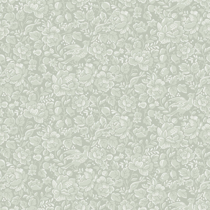 Winfield Thybony Birdie Pale Leaf Wallpaper WDR1033.WT.0