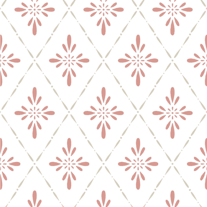 Winfield Thybony Trelliage Sienna Wallpaper WDR1058.WT.0
