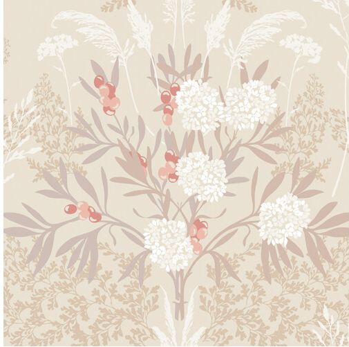 Winfield Thybony Fern Gardens Apricot Wallpaper Sample WDR2008.WT.0