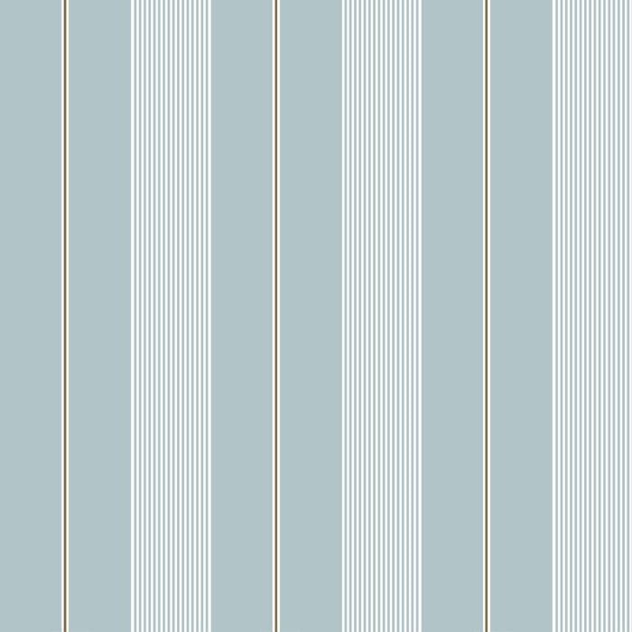 Winfield Thybony Oliver Stripe French Blue Wallpaper Sample WDR2032.WT.0