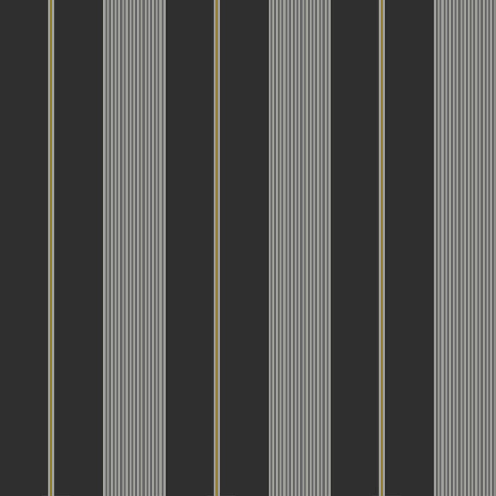 Winfield Thybony Oliver Stripe Onyx Wallpaper Sample WDR2034.WT.0