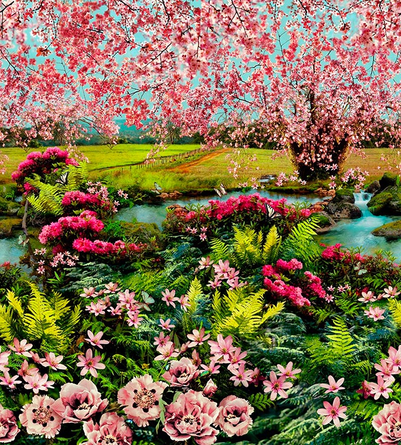 Jean Paul Gaultier Festival - Mural Multico Wallpaper WH033190001