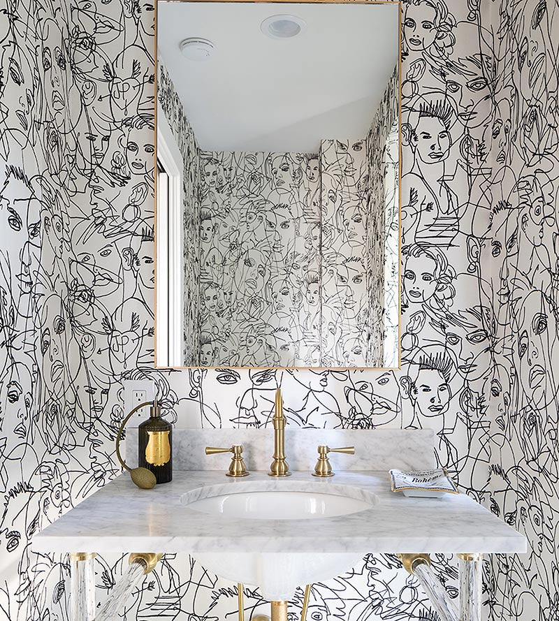 Jean Paul Gaultier Croquis Ecru / Noir Wallpaper Sample WH033220001