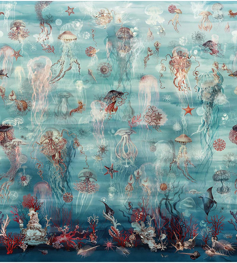 Jean Paul Gaultier Abyssal - Mural Ocean Wallpaper Sample WH033250001